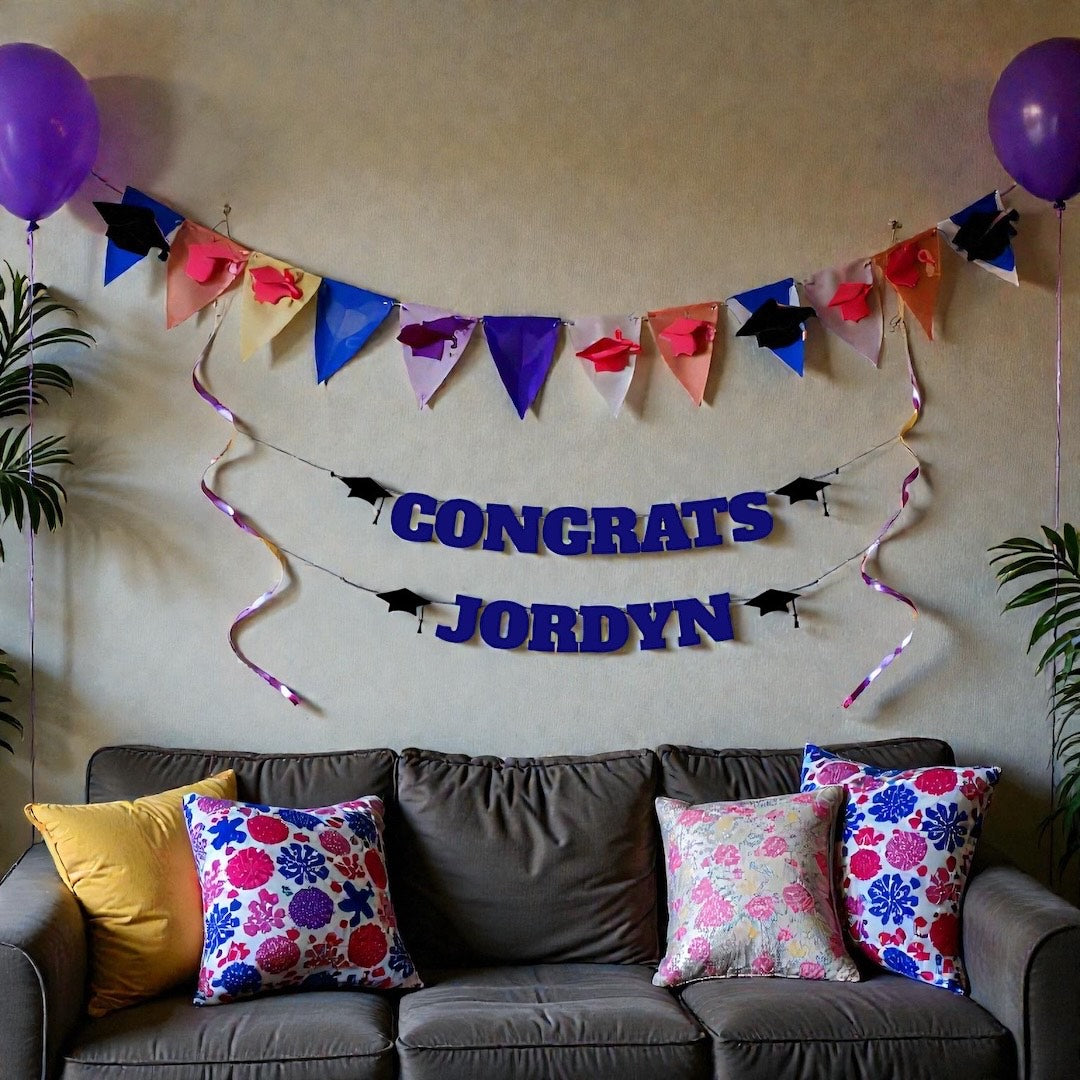 Personalized Congrats Graduate Banner