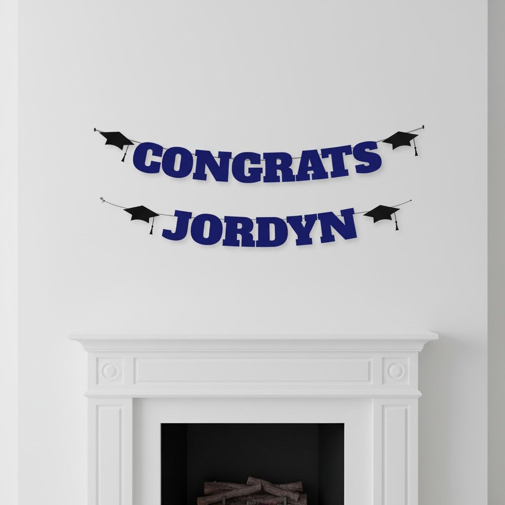 Personalized Congrats Graduate Banner