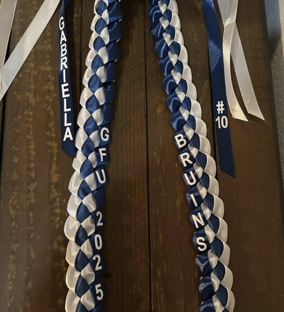 Personalized Graduation Ribbon Lei